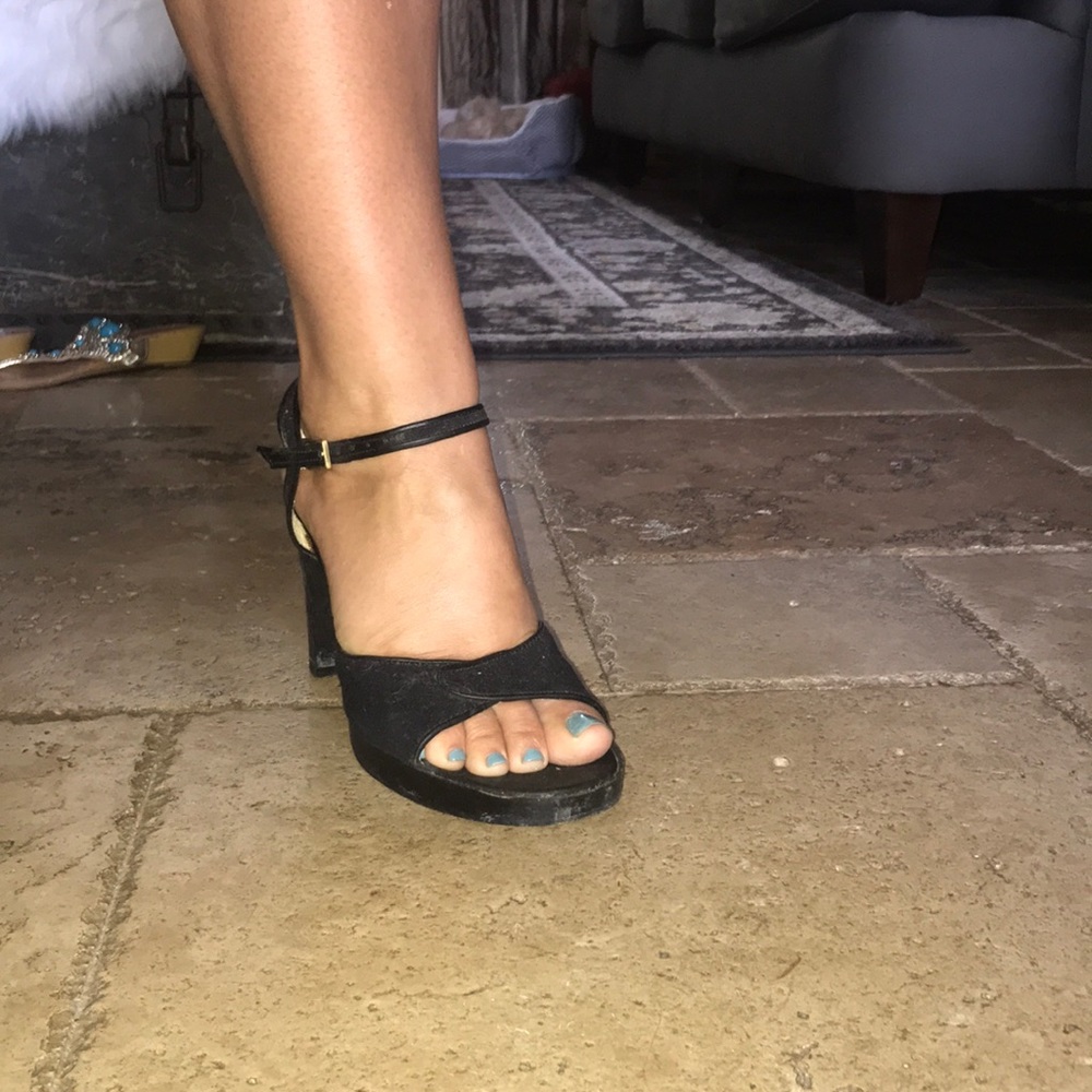 Black heels